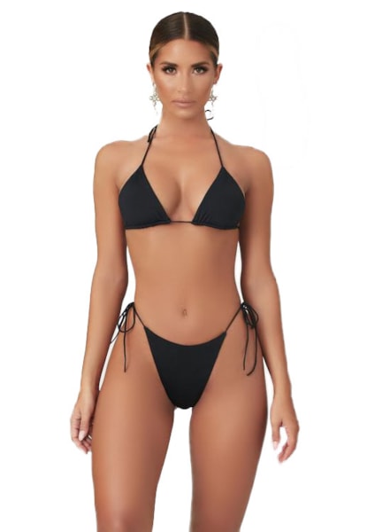 Biquini Cortininha Com Amarração Bojo Removível Verão 2020 REF: BK17