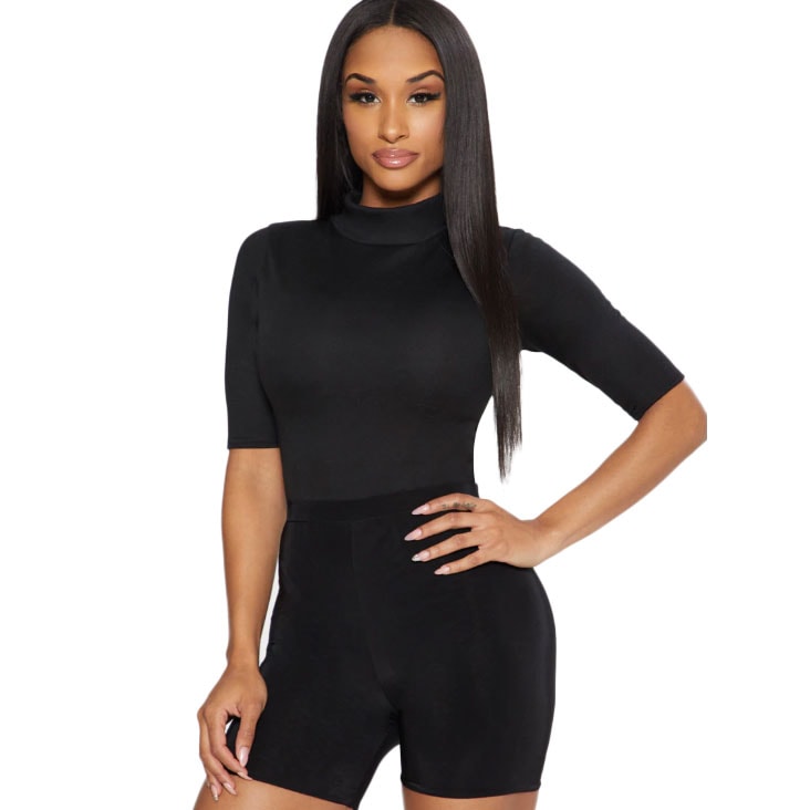 Body Feminino Manga 3/4 Com Gola REF: VRP210