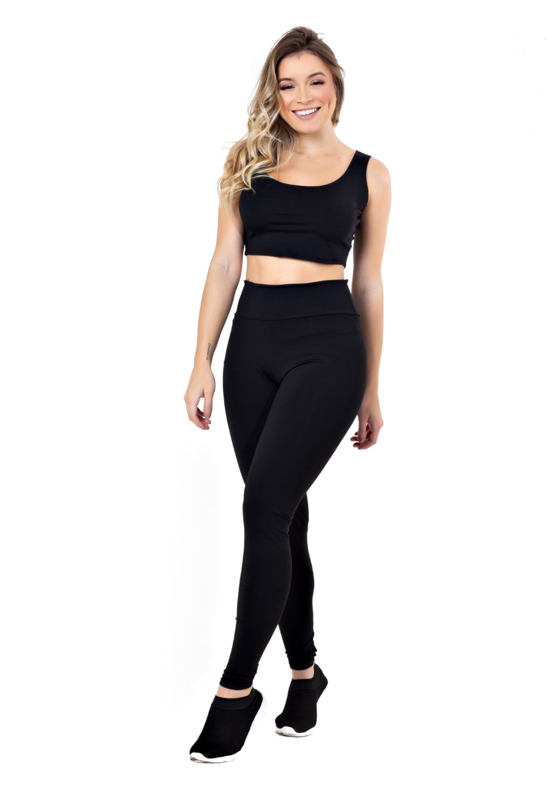Conjunto Calça Legging e Cropped Basic REF: LX159