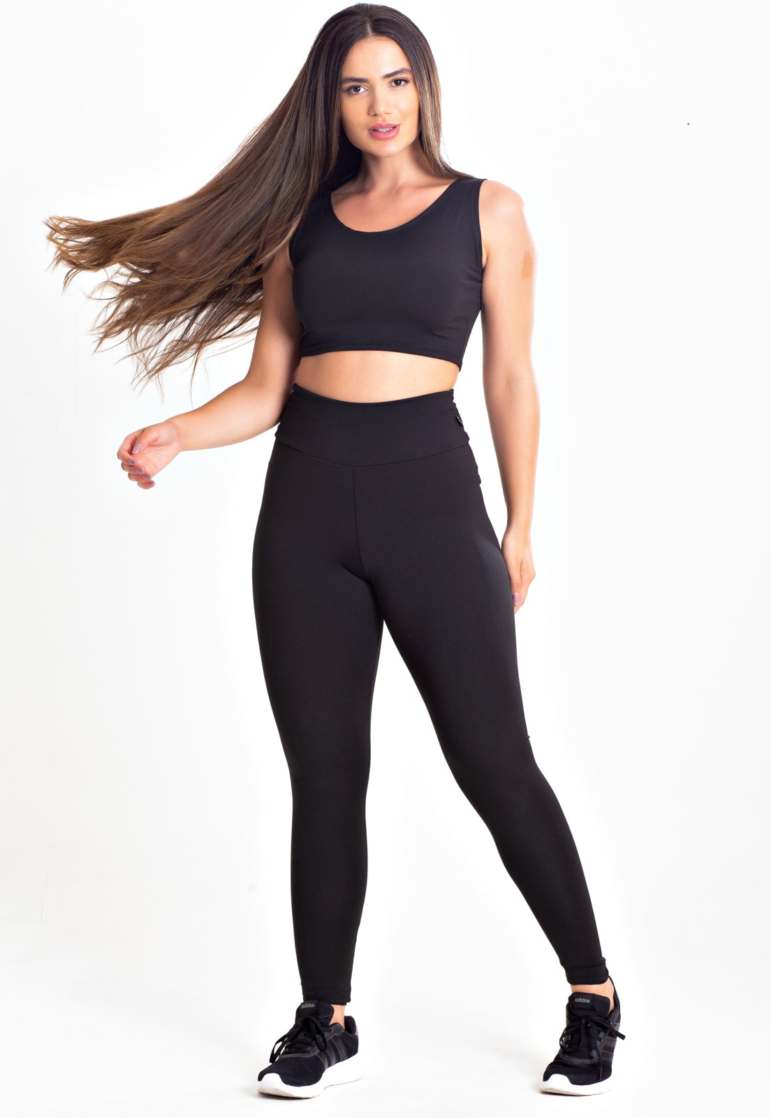 Conjunto Calça Legging e Cropped Basic REF: LX159