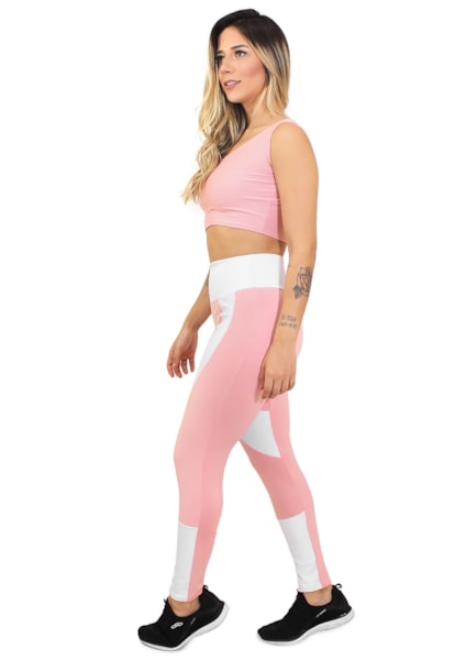Conjunto Calça Legging e Cropped CandyPower REF: LX30