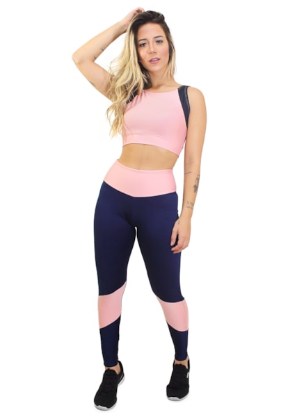 Conjunto Calça Legging e Cropped Hot&Serious REF: LX21