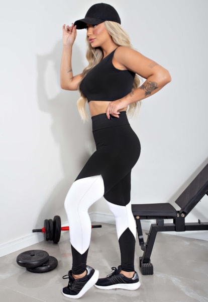 Conjunto Calça Legging e Cropped PowerMax REF: LX24