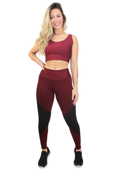 Conjunto Calça Legging e Cropped REF: LX8