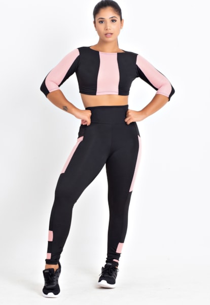 Conjunto top e calça legging poliamida premium não fica transparente - Moda  Win Fitness - Conjunto de Roupa Feminina - Magazine Luiza