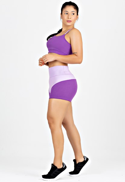 Legging Fitness Pati Modelo levanta bumbum Lilac