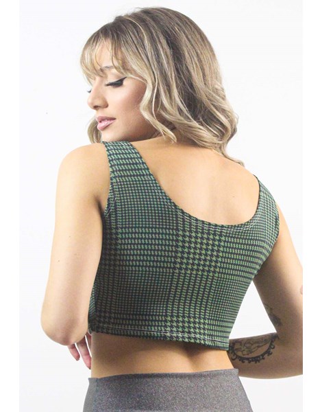 Cropped Fitness Estampado Green Abstract REF: CXE17
