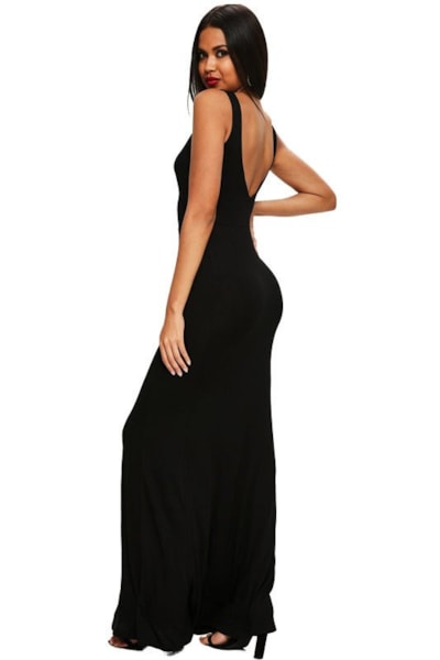 Vestido Feminino Longo Costa Nua Social Festa REF: VRP400