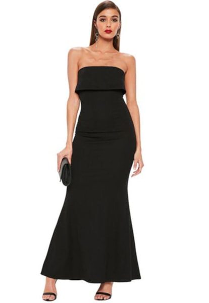 Vestido Longo Tomara que Caia Com Babado REF: VRP22
