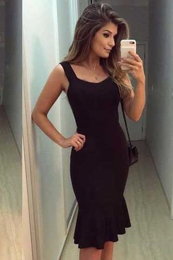 vestido midi alcinha